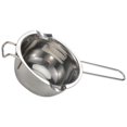 thumbnail image 2 of Lipstore Stainless Steel Double Boiler Pot 400ml Cooking Pot 400ml with Handle Large Capacity Steel Melting Pot, for Butter Restaurant 304 Stainless Steel, 2 of 8