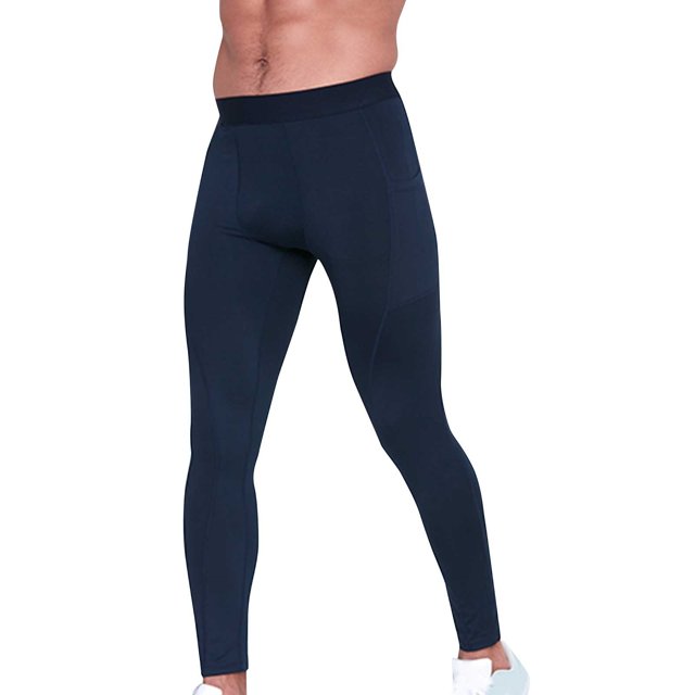 KIHOUT Pantalons de Compression pour Hommes Collants de Course Leggings Athlétiques Entraînement Gym Base Pantalons