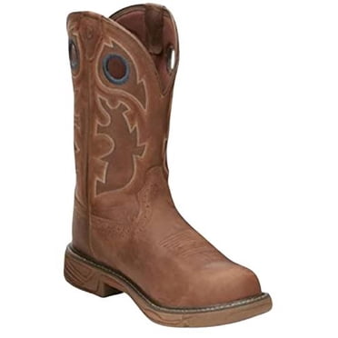 Justin Botte de Travail Western pour Homme à Embout Composite