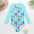 thumbnail image 2 of 2025 ands S Bathing Suit Size 12 Swimsuit Rash Guard Long Bathing Suits for s Sleeve 1 Piece ZipperTwo Piece Swimsuit Bathing Suits Upf 50+ Sun, 2 of 2