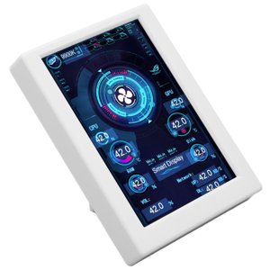 3.5in IPS USB Mini Écran, sous-écran de type C pour boîtier informatique, PC CPU Moniteur de données 320x480 PC Affichage de panneau de capteur Temp Monitor, prise en charge Horizontal Vertical Switching