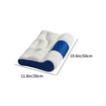 thumbnail image 3 of Yhmxh Bedding Cervical Foam Pillow Ergonomic Pillow Sleep Enhancing Cervical Support Pillow Enhancing Skin-friendly Throw Blanket Machine Washable Microfiber Bed Sheet Set, 3 of 6