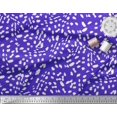 thumbnail image 3 of Soimoi Blue polyester Crepe Fabric Cow Animal Skin Print Fabric by Yard 52 Inch Wide, 3 of 3