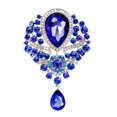thumbnail image 2 of Heliisoer European And American Luxury Banquet Jewelry Drop Brooch, 2 of 2