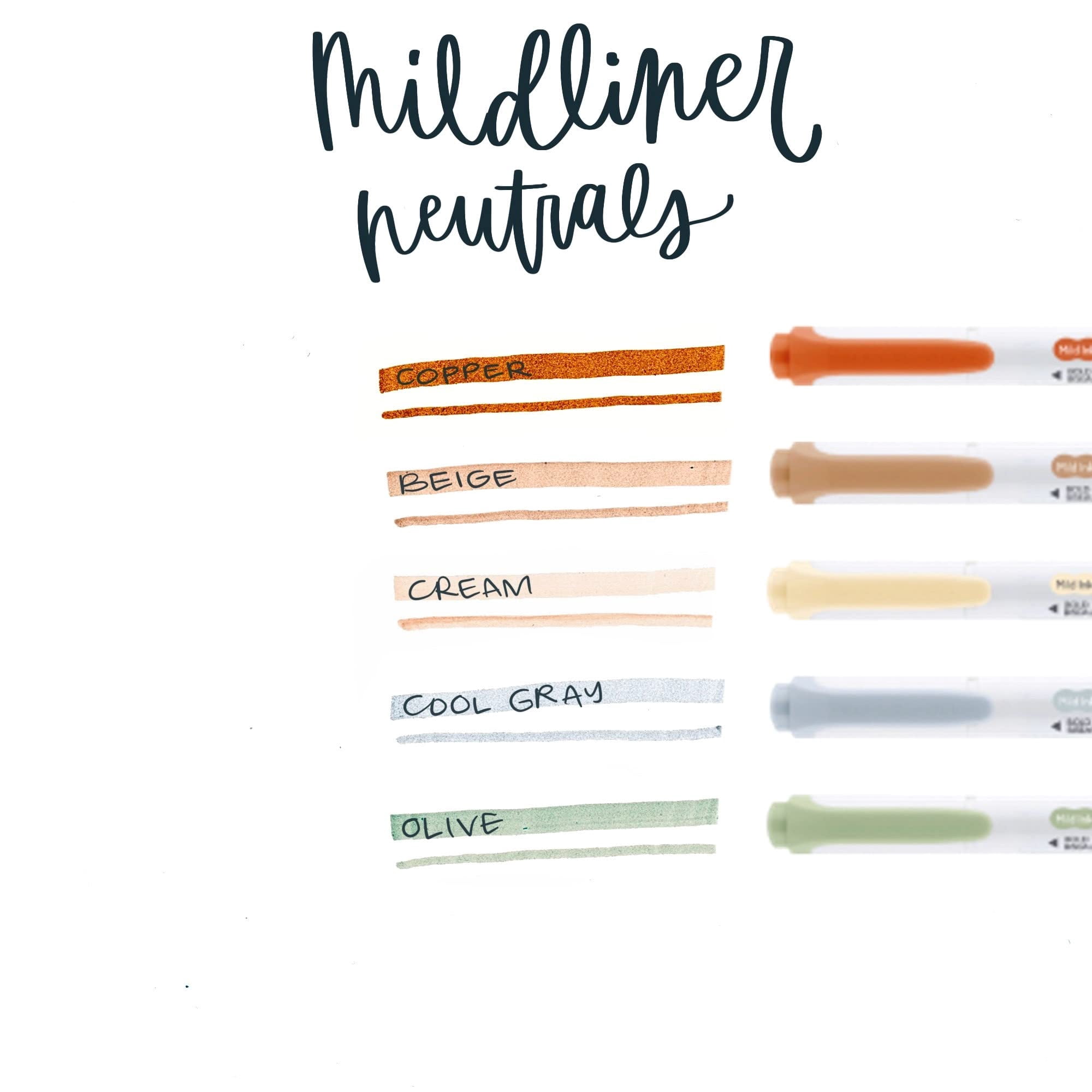 Mildliner 5 Colour Set Refresh