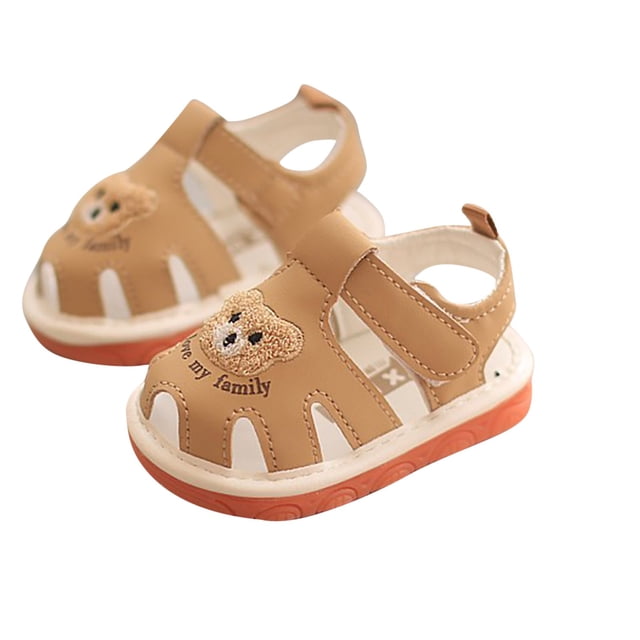 Funicet Soft Soled Casual Shoes Suitable for Children and Babies Embroidered Cute Shoes Sandals