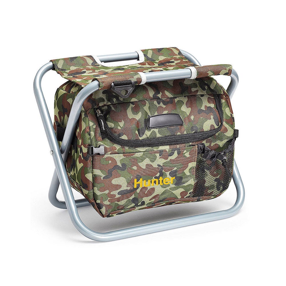 Weddingstar Chaise Glacière Pliante Camouflage - Monogramme Brodé