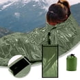 thumbnail image 1 of Sac de Couchage d'Urgence Format de Poche Couverture Chaude Isolation Thermique pour Camping en Plein Air Randonnée Aventures, 1 of 6
