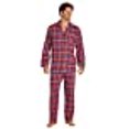 thumbnail image 3 of EverDream Pyjama en Flanelle pour Hommes, Ensemble de Pyjama Long 100 % Coton, Taille Moyen Rouge, 3 of 10