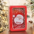 thumbnail image 2 of Bovemsi Christmas Candy Tin Box—Cookie Candy Storage Tins Christmas Cookie Tins Containers With Lids For Confectioneries Holiday Giving Square With Gold Christmas Card Tin Holder Boxes, 2 of 9