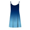 thumbnail image 4 of Fridja Womens Gradient Tie-Dye Print Sleeveless Dress V Neck A-Line Maxi Mini Sundress, 4 of 4