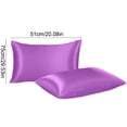 thumbnail image 4 of Sentmoon Pillow Cover Pillow Case 2PCS Pillowcase A Chilling Body Pillowcase for Hot Sleepers and Night Sweats Suitable for All Seasons Breathable and Velvet Soft Full-length Pillowcase, 4 of 7