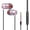 Rose Gold, variant on In-Ear Headphones with Microphone - 3.5mm Wired Earbuds, Stereo Sound, Powerful Bass - for iOS, Android, Laptops, MP3, Gaming, 100cm Cable
