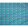 thumbnail image 5 of oneOone Tissu Polyester Lycra Bleu Triangle Géométrique Matériel de Robe Tissu Imprimé Tissu au Mètre 56 Pouces de Large, 5 of 5