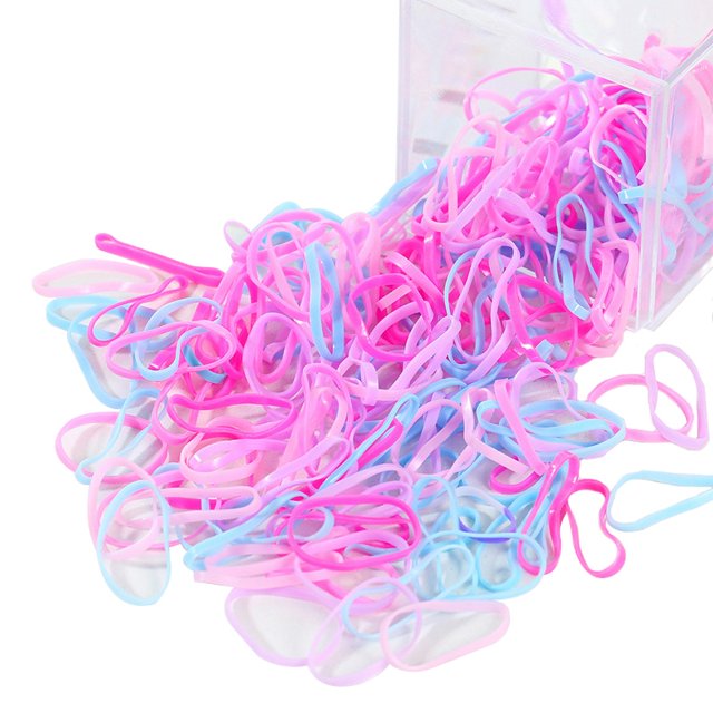 Élastiques à Cheveux Ensemble Petit Élastique Coloré Attaches de Queue de Cheval pour Enfants