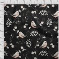thumbnail image 4 of oneOone Polyester Spandex Black Fabric Rooster Cock Craft Projects Decor Fabric Printed By The Yard 56 Inch Wide, 4 of 4