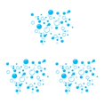 thumbnail image 2 of maskred 1/2/3/5 Wall Art Bathroom Shower Tile Removable Decor Decal Mural Kid Sticker Bubbles blue 3PCS, 2 of 6