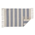 thumbnail image 2 of Design Imports CAMZ12640 Tapis Tissé à la Main 2 x 3 Pi, Rayure Bleu Français, 2 of 3