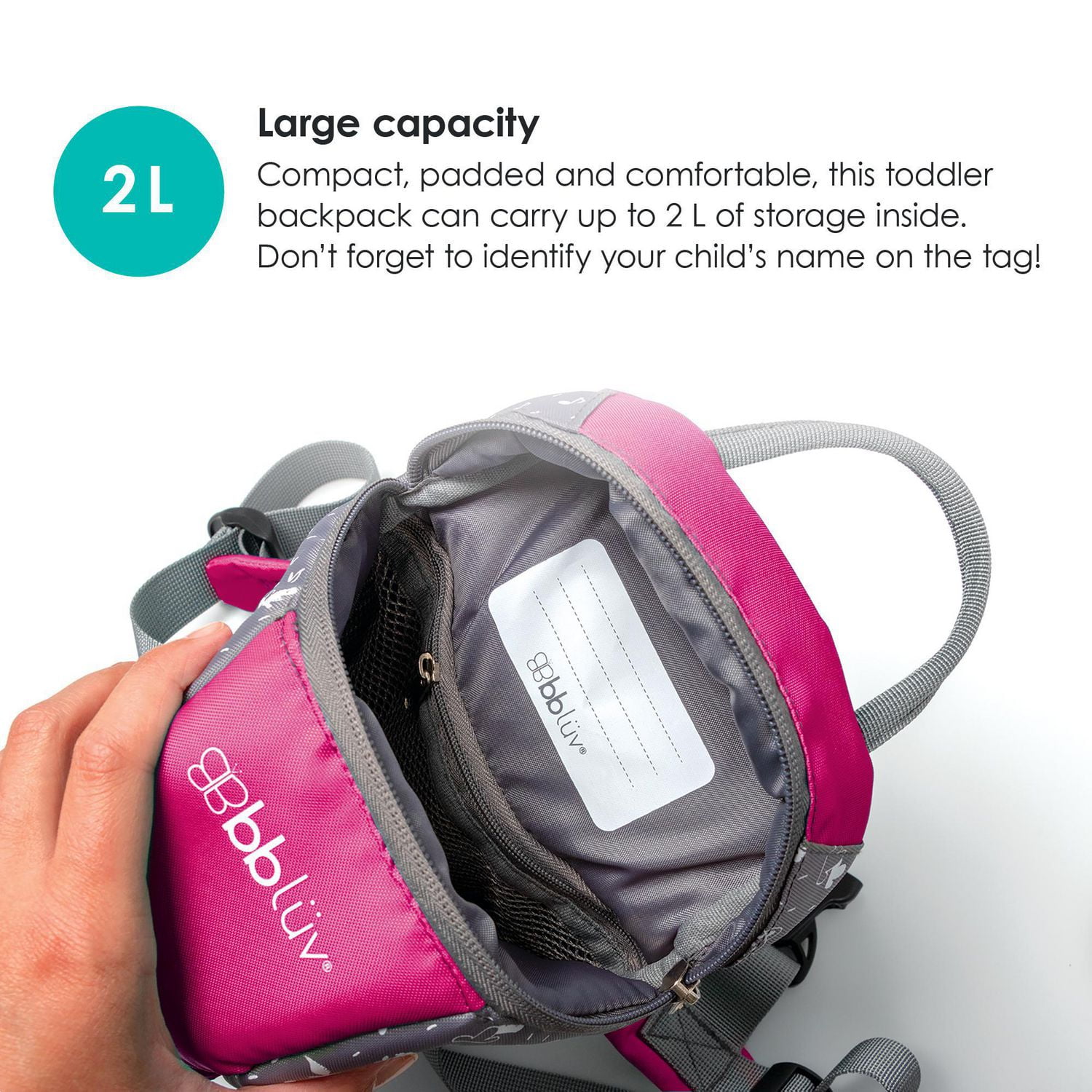 bblüv - Päk - Sac à dos pour petits (Rose)