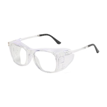 Milaget Lunettes pour Adultes Mode Coupe-Vent Lunettes pour Hommes pour Vacances Magasinage Voyage Monture Transparente