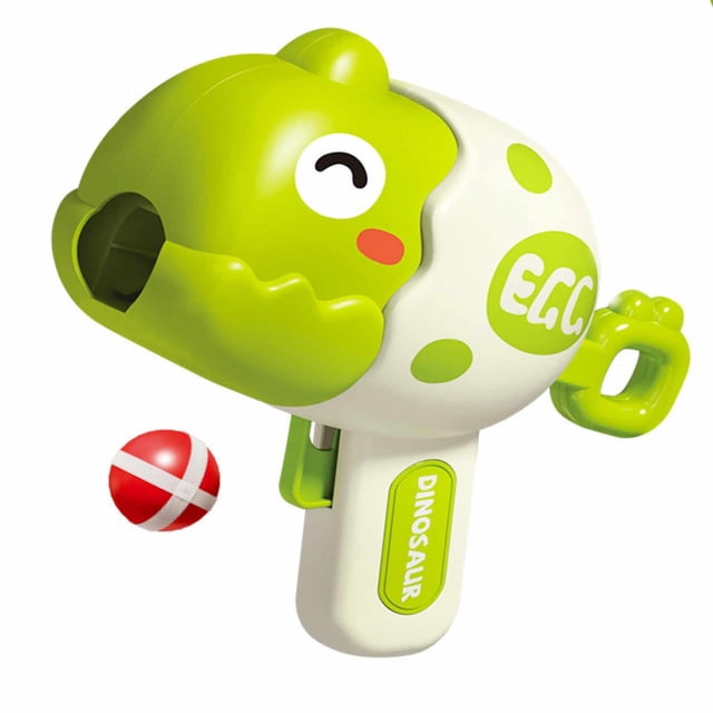 Dinosaur Ball Launcher Toy With 6 Balls 19 Inches Interactive Shooting Game For Kids Hand-Eye Coordination Training And Fun Outdoor Play