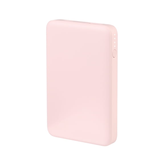 onn USB-C/USB-A 5,000 mAh Power Bank for Smartphones & Tablets, Pink