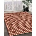 thumbnail image 3 of Ahgly Company Machine Washable Indoor Square Transitional Red Area Rugs, 7' Square, 3 of 7