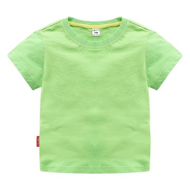 Hiiyo Big Boys Solid Short Sleeve Basic T Shirt Short Sleeve Crewneck Cotton T-Shirt