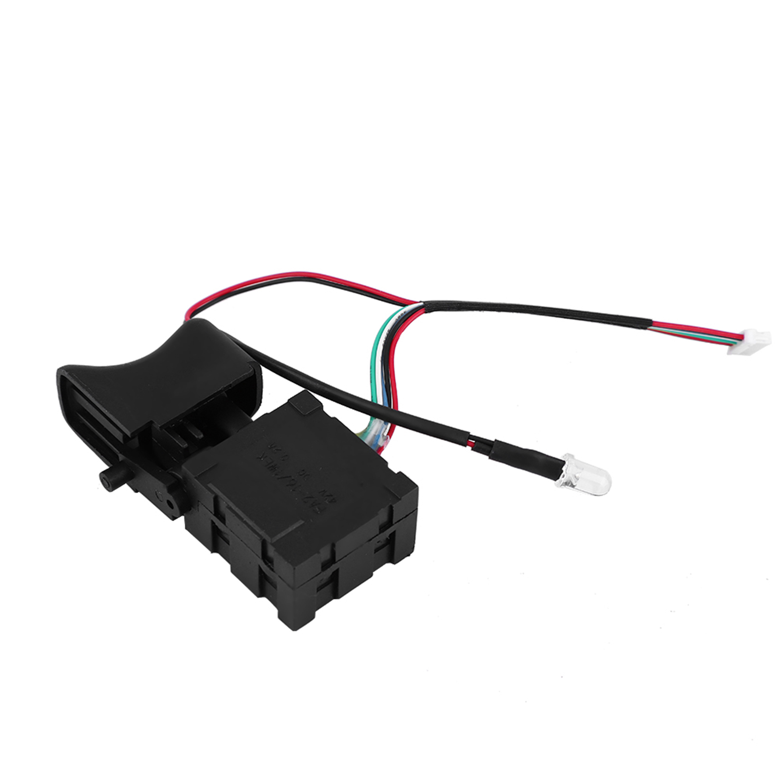 A Electric Drill Switch,Black Adjustable Speed CW/CCW Drill Trigger Switch Brushless Drill Switch Power Packed Performance