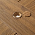 thumbnail image 2 of Better Homes & Gardens Kennedy Pointe Steel Patio Outdoor Dining Table, Brown, 2 of 8