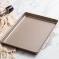 thumbnail image 3 of thinsony Plateau de Cuisson pour Four à la Maison Champagne et Or pour Biscuits 12,8 Pouces Compatible, 3 of 7