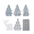 thumbnail image 4 of Moule en Plâtre Chandelier Quatre Christamas Treey N5K4, 4 of 8