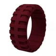 thumbnail image 1 of CHUANK Finger Ring Rubber Band Ring Silicone Rings Tire Pattern Wedding Men Breathable➳-01 green-10, 1 of 9