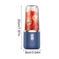 thumbnail image 2 of Personal For Shakes & 400ml – 2 To Go Portable Cups & Lids Easy Clean High Speed Mixer For Juices Kitchen Baby Food – Powerful Motor Double Tap Juicer Hand Held Watermelon Extractor Juicer Masticating, 2 of 3