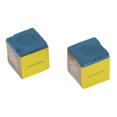 thumbnail image 2 of QualitChoice 2 Pieces Cubes Pool Cue Tip Table Accessories Chalk Blue Snooker Billiard, 2 of 6