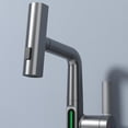 thumbnail image 2 of Langgg Premium Water Tap LED Temperature Display And 360° Rotation Liftable And 360° Rotation Shower Faucet Black, 2 of 6