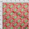 thumbnail image 3 of oneOone Cotton Poplin Twill Red Fabric Abstracts Craft Projects Decor Fabric Printed By The Yard 56 Inch Wide, 3 of 4