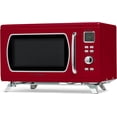 thumbnail image 1 of Nostalgia NMCMO9FTRD6A Microwave Oven, 0.9 Cu. Ft, Red, 1 of 6