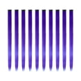 thumbnail image 1 of 10X Extensions de Perruque Bradem Liquidation, Extensions de Cheveux Colorées, Mèches de Fête Multicolores à Clipser en Cheveux Synthétiques, Extensions et Accessoires pour Cheveux C, Attrape les Cheveux, 1 of 2