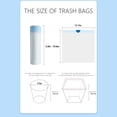 thumbnail image 3 of Meitianfacai Basics Tall Kitchen Drawstring Trash Bags,4 Gallon, 90 Count Drawstring Small Trash Bags For Bathroom, Kitchen, Bedroom, Office, Easy To Separate, 3 of 9