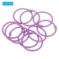 thumbnail image 3 of Unique Bargains 1.8' OD 1.5' ID Loose Leaf Rings Binder Ring Book Rings Steel for Scrapbook, Purple 10 Pack, 3 of 6