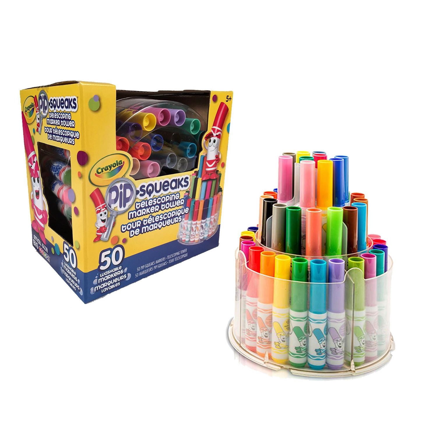 Tour téléscopique pour marqueurs Crayola Pipsqueaks