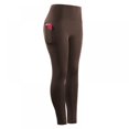 thumbnail image 1 of 2021 Pantalons de Yoga Sport Taille Haute pour Femmes Séchage Rapide Respirant Extensible Compression Raccourcis Bleu01, 1 of 5
