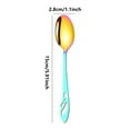thumbnail image 2 of Yhmxh Kitchen Gadgets,Home and Kitchen,Stainless Steel Hollow Dessert Spoon Mixing Spoon, 2 of 8
