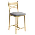 thumbnail image 1 of Bar Stools Set of 2 with Back & Footrest, Modern Counter Height Barstools for Kitchen Island, 1 of 7