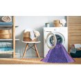 thumbnail image 2 of Ahgly Company Tapis d'Intérieur Lavable en Machine Carré Violet Améthyste Transitionnel, 4 Pieds Carré, 2 of 7