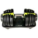 GoZone 10lb-52.5lb Single Adjustable Dumbbell – Black/Green