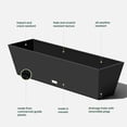 thumbnail image 4 of Veradek Pure Series Window Box 36" Plastic Planter, 4 of 7