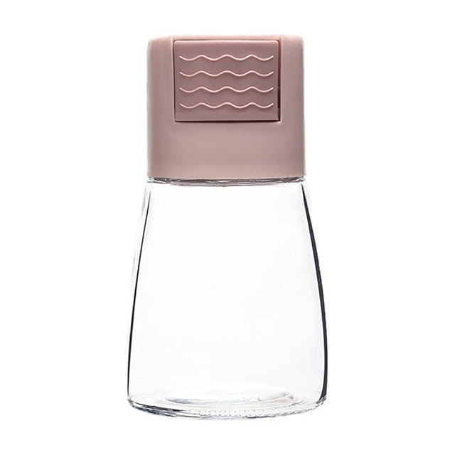 Shaker à Assaisonnement Quantitatif, Distributeur de Sel à Pression 0,5 g par Pression, Bouteille de Condiments Scellée avec Couvercle, Pot à Épices de 180 ml pour Cuisine, Barbecue et Pique-Nique