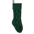 thumbnail image 1 of ZAXARRA Bas de Noël Classiques en Tricot Torsadé pour Foyer, Bas Suspendus, 1 of 4